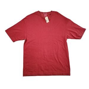 Vintage 90s Z. Cavaricci Embroidered Logo T Shirt Red Size Small NWT